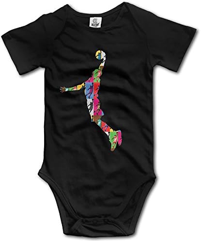 Black Baby's Dear Basketball Bryant Logo LA Lakers Sleeveless Romper Jumpsuit