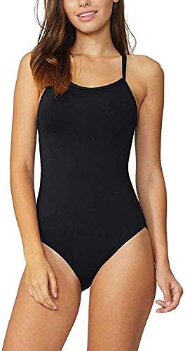 Zerototens Women's Plus Size Swimwear, Ladies Plain One Piece Swimming Costume Padded Swimsuit Push Up Bikini Sets Swimwear Sport Swimwear