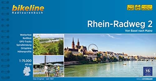 Rhein Radweg 2 Basel - Mainz GPS wp scale: 1/75