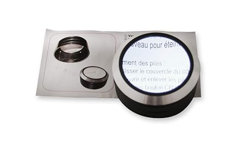 Lente Di Ingrandimento Da Tavolo 45x 3 Led Amazonit