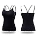Flyou 2Pcs Ladies Seamless Cotton Undergarment Tank Top Camisole Warmer Camisoles Tanks
