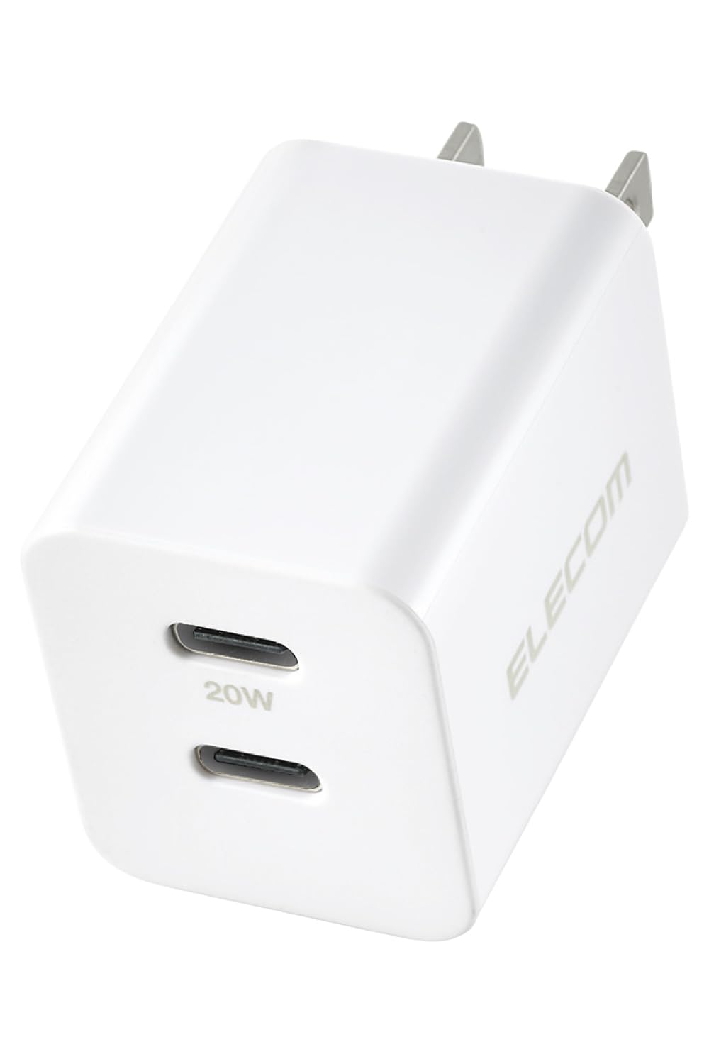 エレコム Type-C 充電器 20W USB PD対応 2ポート ホワイトの商品画像