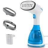 WeyTy Garment Steamer Handheld Fabric Steamer 15 Seconds Fast Steaming 280ml Removable Water Tank Vertical Horizontal Steam Dual-Use Clothes Steamer Home & Travel & Vacation,Blue
