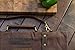 Asaya Waxed Canvas Knife Roll - 15 Knife Slots, Card Holder and Large Zippered Pocket - Genuine Leather, Cloth and Brass Buckles - for Chefs and Culinary Students - Knives Not Included