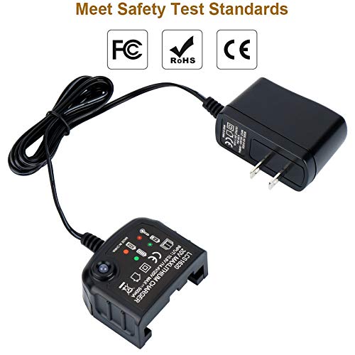 LALAFO LCS1620 20V Lithium Battery Charger Compatible with Black