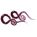 Xpircn 1 Pair Glass Spiral Taper Gauges Ear Plug and Tunnels Ear Stretching Expander Piercings Body Jewelry 2G (6mm)
