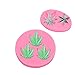 Fewo 3 Pack Marijuana Leaf Chocolate Candy Molds Maple Leaf Silicone Molds for Edible Jello Gummy Butter Fat Bomb Baking Cake Cookie Brownies Making Mini Soap Crayon Melts