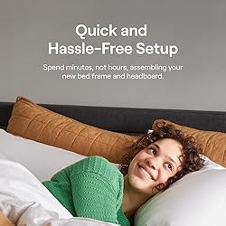 Nectar Full 12” Mattress with Bed Frame - Grey