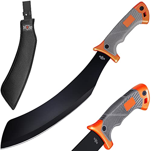 14 Inch Blade Parang Machete with Nylon Sheath Sharp Blade Machete