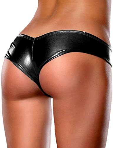 Plumsika Women's G Strings Sexy Exotic Micro Shiny G String Thongs