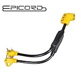 Epicord RV-Cord Y Adapter Cord (2) 30 Amp Male to 50 Amp RV Accessories Female Connector