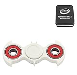 heytech Fidget Spinner Fidget Toy EDC High Speed Ceramic Bearing ADHD Toy Autism Toy(White Red)