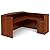 Offices To Go OTGLAYOUTJADCL Reception Desk Center, Desk, Return, File, 42"H x 78-3/4"W x 71"L, American Dark Cherry