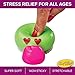 ChefSlime Emoji Slime Spitting Putty Squeezer | Soft & Squishy Stress Relief Party Favor | Trick Toy - Pack of 4 Emoji Slimes for Kids and Adults