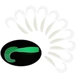 MEXUD-New Soft Fishing Lure Glow Night Tackle Wobbler Jigging Bait Worm Shrimp 10Pcs