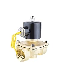 uxcell - Válvula solenoide eléctrica NPT 1/4" 3/4" 1/2" 1" Normalmente cerrada para combustible de aire de agua (12 V 24 V disponible)