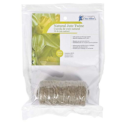 Gardener’s Blue Ribbon T029 Natural Jute Twine, 200-Feet