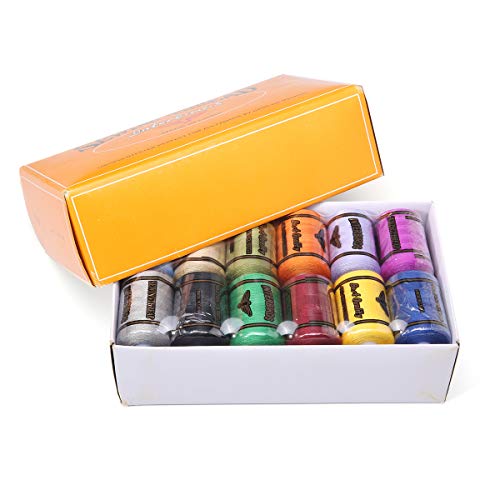 KING DO WAY 24 Assorted Colors Polyester Sewing Thread Spool 1000 Yards Each
