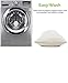 NapYou Official Best Pillows for Sleeping (2 Pack Queen) Shredded Certipur Memory Foam Pillow with Unique and Luxury Pillow Cover Design for Ultimate Breathability Made with Organic Cotton
