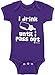 Fayfaire Outfit: Boutique Quality Funny I Drink Until I Pass Out NB-6M