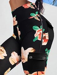 Flamingals Butt Lifting Leggings with Flap Pockets