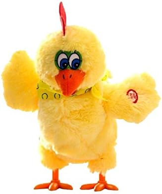 Fancycloth Laying Egg Electric Toy Doll Plush Crazy Chicken With Lights Sound Music for Kids Children