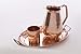 A29® Copper Water Pitcher Jug, Hammered, 100% Solid Pure Copper, 76 Fluid Ounces