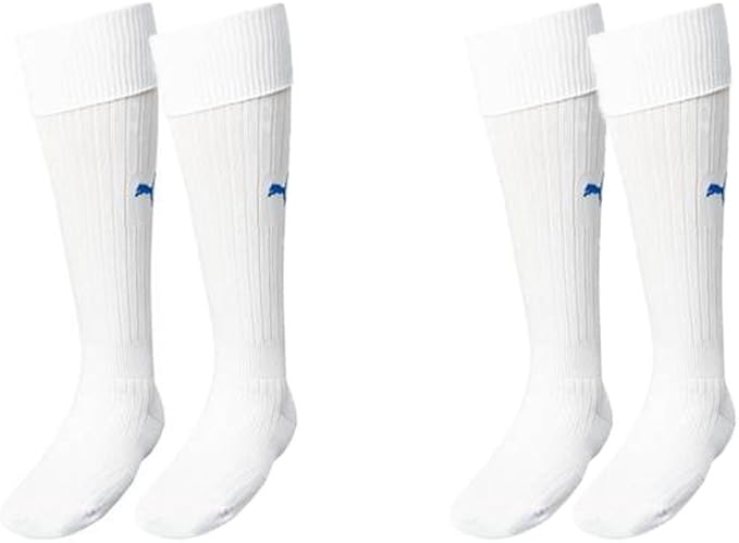 Amazon Puma プーマ キッズ ジュニア サッカー ジュニアストッキング 2足セット ホワイト チームロイヤル 14 2set 16 18cm サッカー フットサル サッカー フットサル 通販
