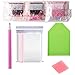 2 Packs DIY 5D Diamond Painting Set, Full Drill Diamond Embroidery Dotz Kit Home Wall Decor - 12 x 16
