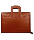 Pareek B4 office handle faux leather bag for loose documents
