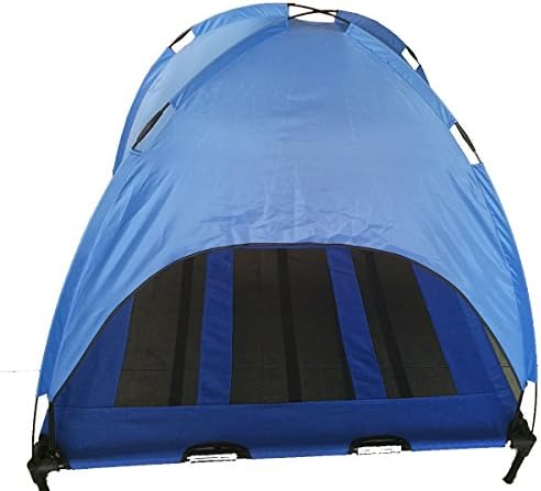 JANMO Pet Cot Tent Canopy Shelter Dog Bed Foldable Indoor and Outdoor