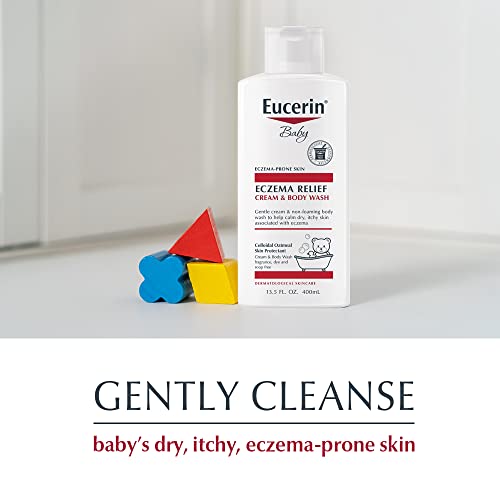 Eucerin Baby Eczema Relief Cream & Body Wash, Eczema Body Wash for