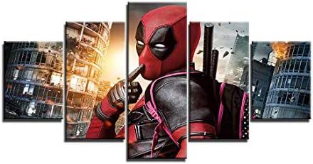 デッドプール映画印刷ポスターキャンバスで5ピース Inner Zone Com