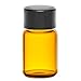 CULINAIRE Amber Essential Oil Bottles Glass Sample Bottles Mini Bottles with Orifice Reducers Black Caps 2 Dropper and a Gold Glass Pen 24 Pack 2 ml