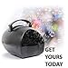 Lightahead LAWS40661421A Portable Hubble Bubble Machine .Bubble Blowing Maker with Battery or Adapter for Indoors & Outdoors Parties,Discos
