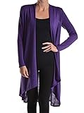 Modern Kiwi Solid Essential Long Cascading Cardigan