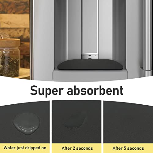 Refrigerator Drip Tray 2 Pack Cuttable Refrigerator Drip Catcher for