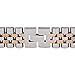 American Coin Treasures Men's Two-Tone Stainless Steel Bracelet with Indian Head Penny Cent | Genuine United States Coin Over 100 Years Old | Men’s Accessories