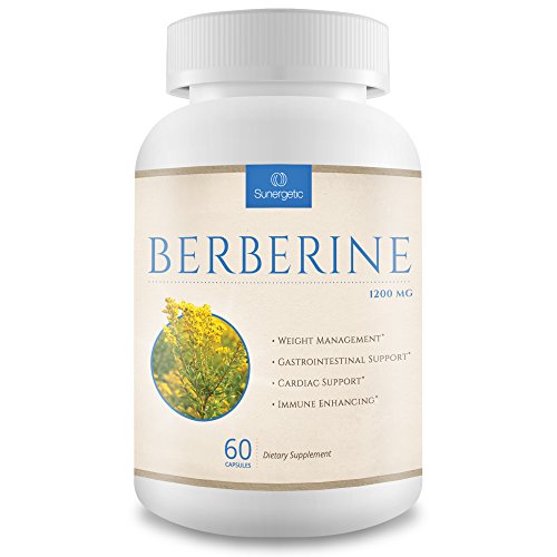 Premium Berberine Supplement -1,200 mg of Berberine Per Serving  Non-GMO Berberine HCI Supplement- Powerful Berberine Health Formula - 60 Berberine Capsules