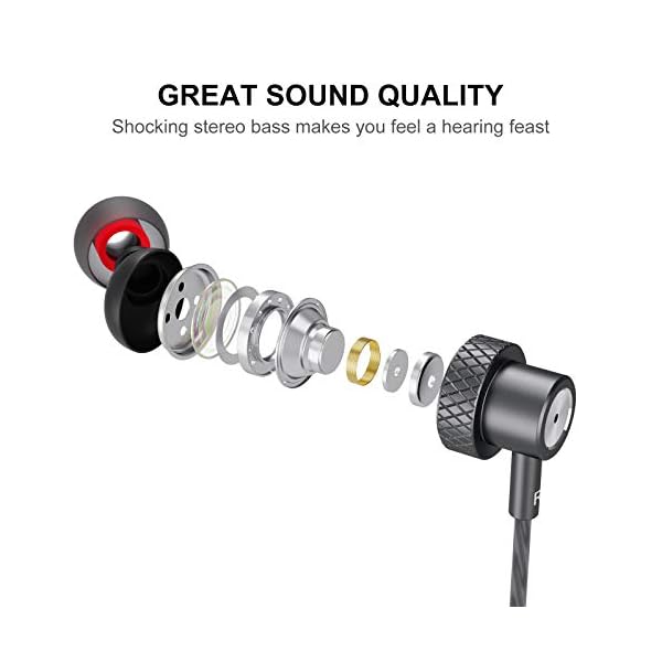 Earphones-JKSWT-Wired-Earbuds-with-Built-in-Microphone-and-Noise-Reduction-Function-In-Ear-Headphones-with-35mm-Headphone-Port-Device-Compatibility JKSWT Earphones, Wired Earbuds with Microphone and Volume Control, High Definition,Powerful Bass Sound, In-Ear…