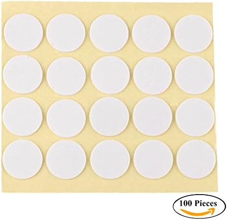 Joyingle Wick Stickers Candle , Made of Heat Resistance Glue Adhere Steady in Hot Wax For Candle Making 100 pcs , 20mm