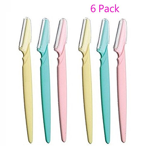 Maigk Lot Venda Por Atacado Mulheres Rosto & Sobrancelha Remoção de Cabelo Segurança Navalha Aparador Shaper Shaver (6 Pack)