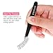 Slant Tweezers, ETEREAUTY Stainless Steel Precision Tweezers for Ingrown Hair, Eyebrow and Hair Remover 2 Pieces