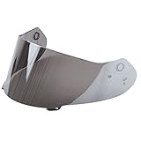 TORC Unisex-Adult T14/T14B Mako Full Face Helmet Shield (Light Smoke) (Silver, One Size)