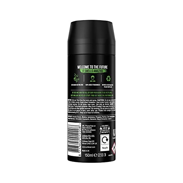 Lynx-Africa-Mens-Fragrance-Aluminium-Free-Masculine-Body-Spray-Deodorant-Fresh-And-Long-Lasting-Odour-Protection-150ml Lynx Africa the G.O.A.T. of fragrance 48 hours of odour-busting zinc tech Aerosol Bodyspray deodorant to finish your…