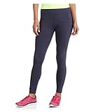 Danskin Now Womens Dri-More Core Leggings Workout Gym Activewear (XX-Large, Indigo Heather)