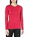 WonderWink Women's Scrubs Silky Long-Sleeve T-Shirt, Red, 2X-Large