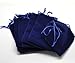 Ellami 80 Pieces Wholesale Lot - Royal Blue Velvet Cloth Jewelry Pouches/Drawstring Bags 4