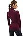PattyBoutik Women's Turtleneck Wrap High-Low Hem Blouse