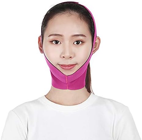 Beauty ZQ New Anti-Snoring Headband 2PCS Face-Lifting Orthopedic Belt Men And Women Stop Chin Strap To Reduce Nasal Congestion And Apnea Night Sleep Aid Artifact,Pink